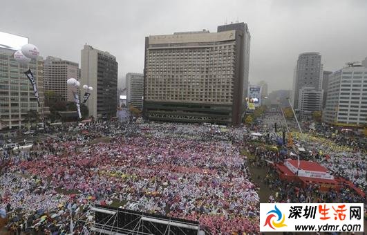 韩国为什么爆发严重示威要求朴槿惠下台 7万人要求朴槿惠下台