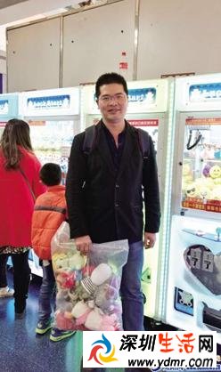 厦门IT男练成夹娃娃神技半年夹3000多布偶