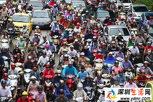 越南河内2025年禁摩托车原因:2020年将有700万辆摩托车