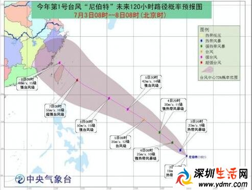 2016台风尼伯特登陆时间地点 将影响哪些地方?