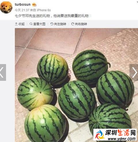 邓超七夕送西瓜原因 揭秘邓超七夕送西瓜给孙俪