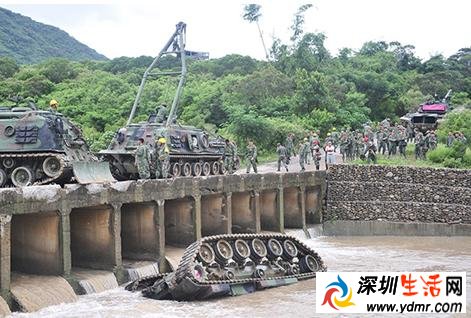 台军方战车翻覆已致4死 昏迷的中尉车长器官衰竭身亡