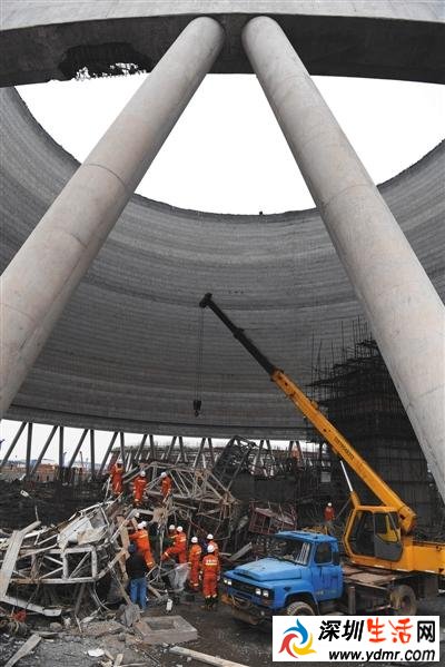江西电厂坍塌致74死亡 施工公司曾发生过死伤事故