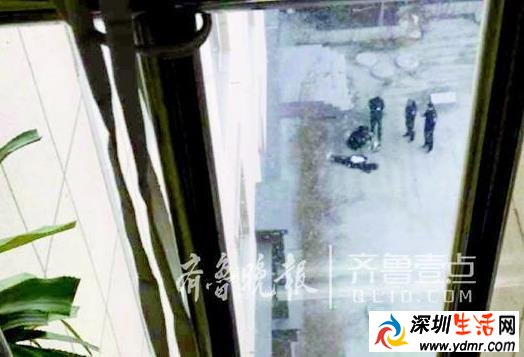 山东两名女大学生身亡现场图 大三女生从六楼跳下