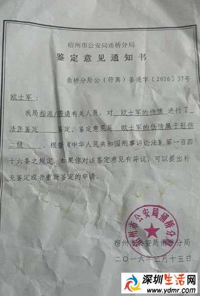 举报村官被殴打