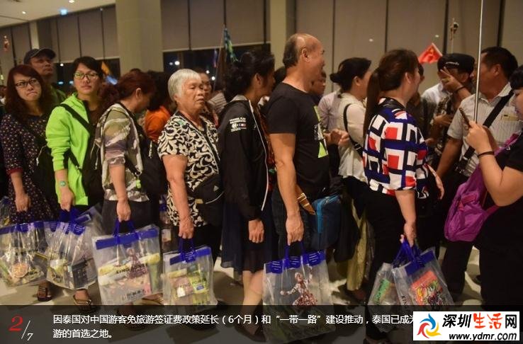 中国人到泰国旅游